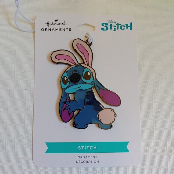 CUTE Lilo and Stitch Tree Ornament HALLMARK BNIP STITCH Disney - Picture 1 of 3